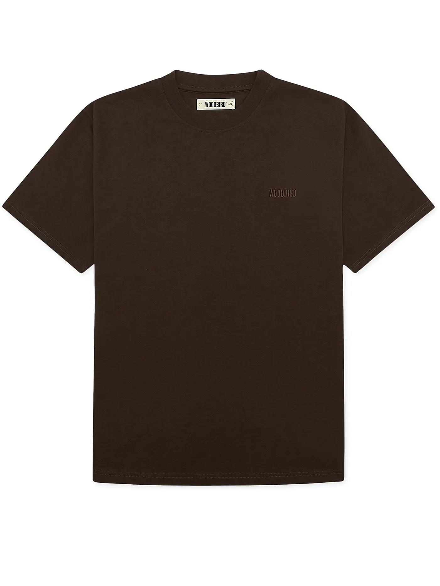 WOODBIRD | T-Shirt WBBAINE | braun